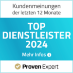 ProvenExpert Auszeichnung Top Dienstleister