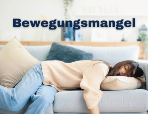 Bewegungsmangel bei Kneischmerzen