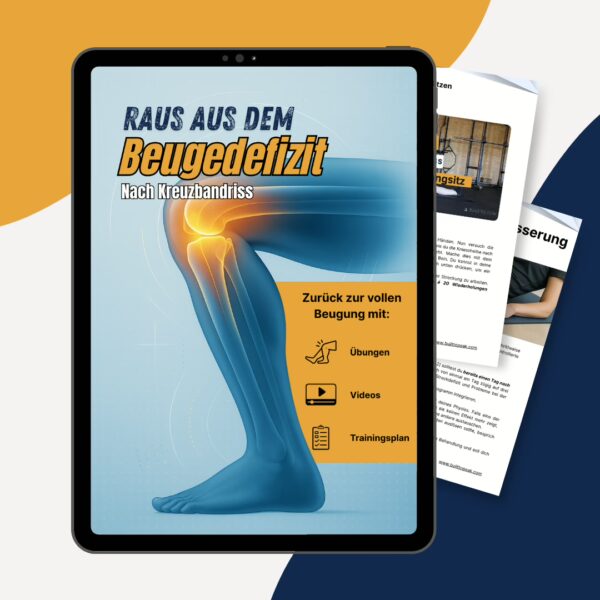 Übungen um das Beugedefizit nach einen Kreuzbandriss zu Verbessern - Kompakt in einem PDF